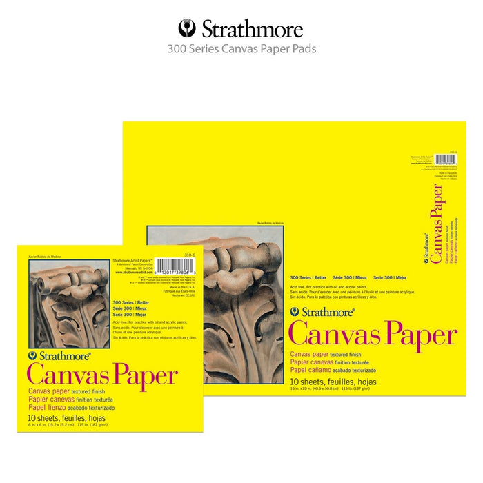Strathmore Canvas Paper Pad 300 Series 9x12