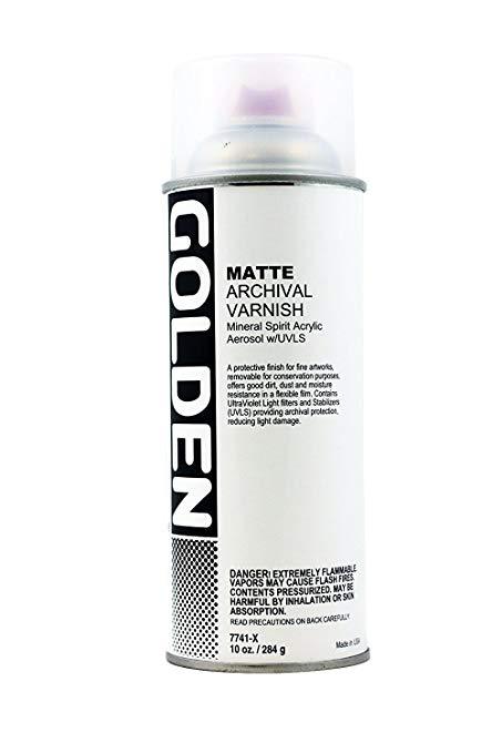 Golden UVLS - Archival Varnish Spray Matte