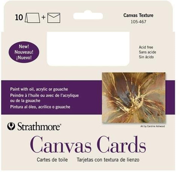 Strathmore Canvas Announcement Cards 5x7 10/PK