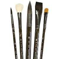 Royal Brush Zen Watercolour Brush 5/Set - Round Wash