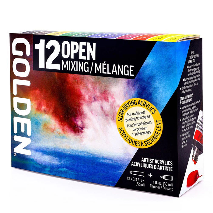 Golden Mixing 12/Set 22ml & 1oz Thinner