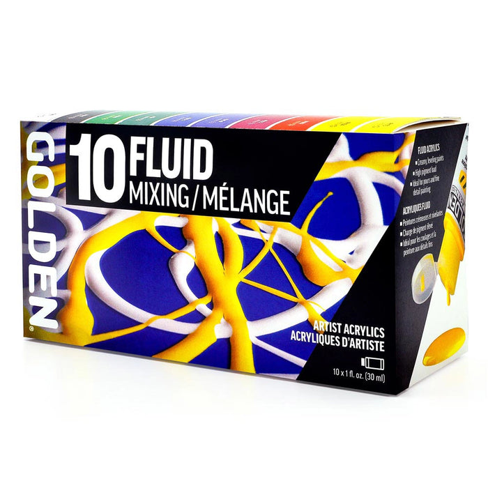 Golden Fluid Mixing 12/Set 1oz Bottles