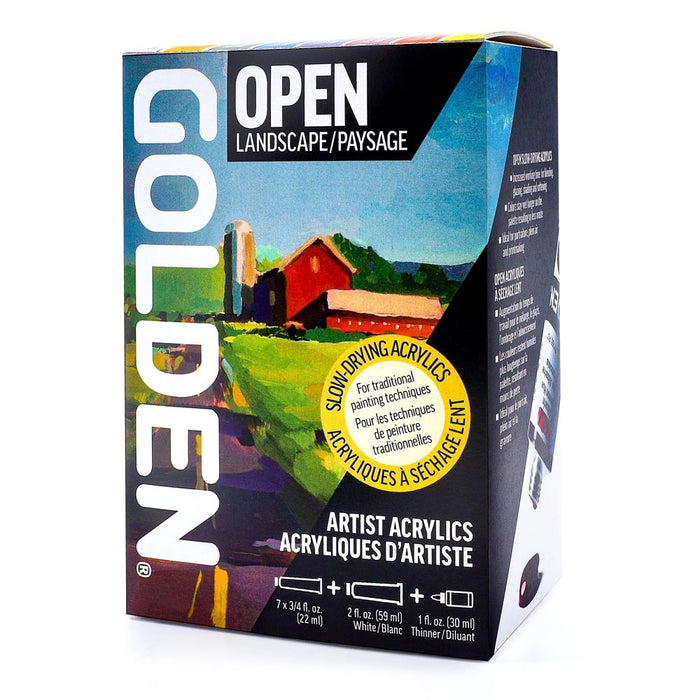 Golden Open Landscape 12/Set 22ml - 2oz White - 1oz Thinner
