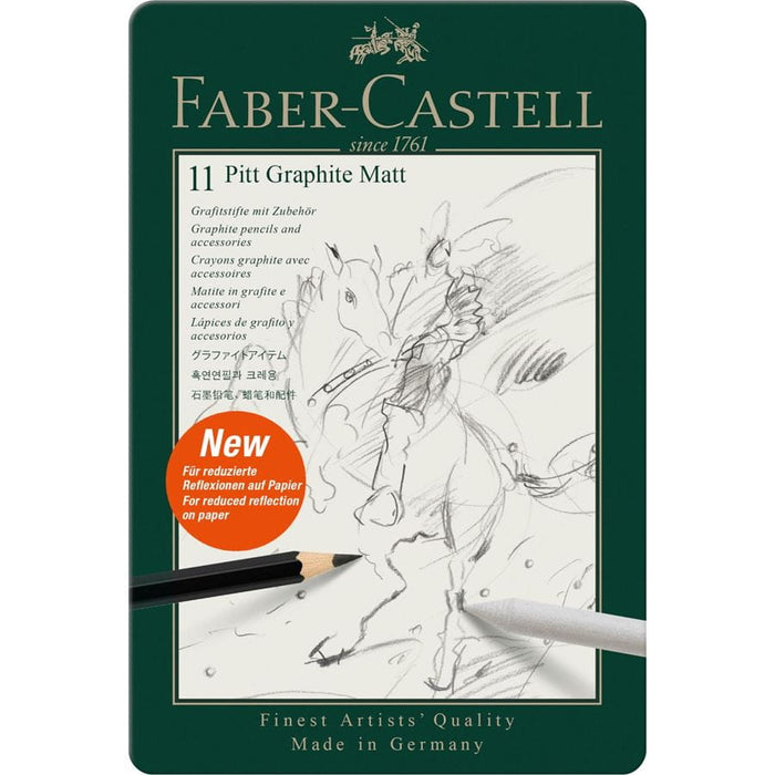 Faber-Castell Matte Pencil Set Tin/11