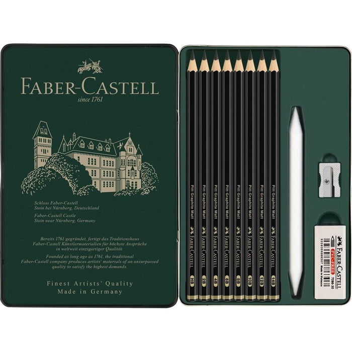 Faber-Castell Matte Pencil Set Tin/11