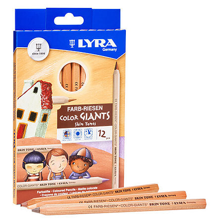 Lyra Color-Giants Skin Tones Colored Pencil 12/Set