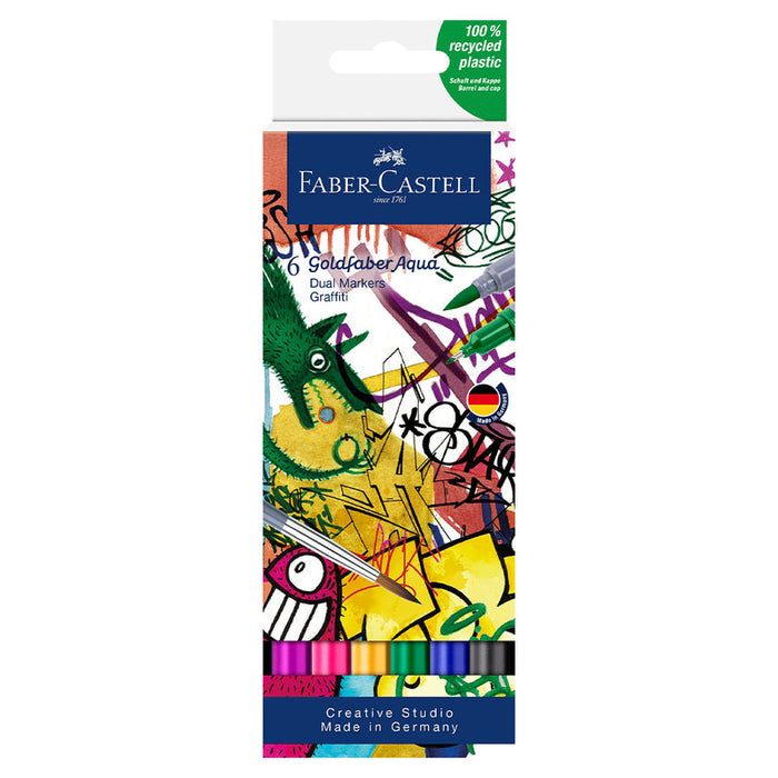 Faber-Castell Goldfaber Aqua Dual Marker Graffiti Wallet/6