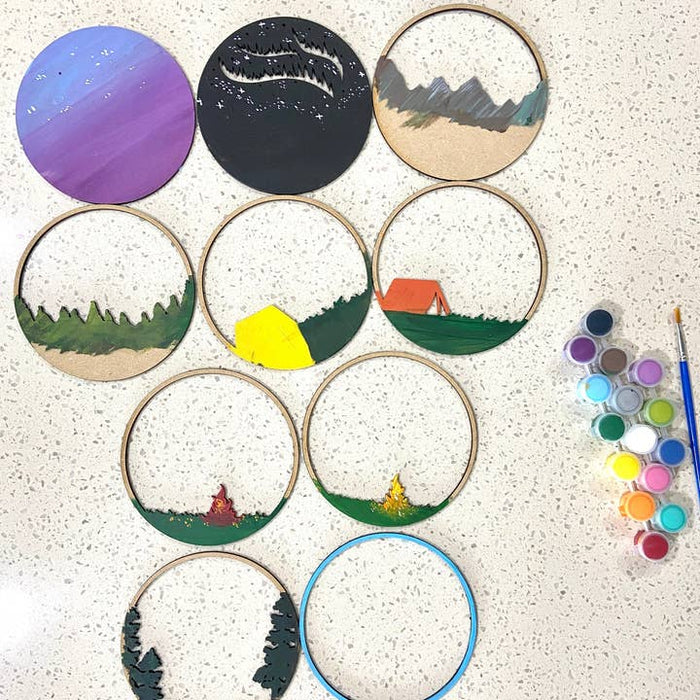 Our Little Makery - Summer Nights Shadow Box Kit