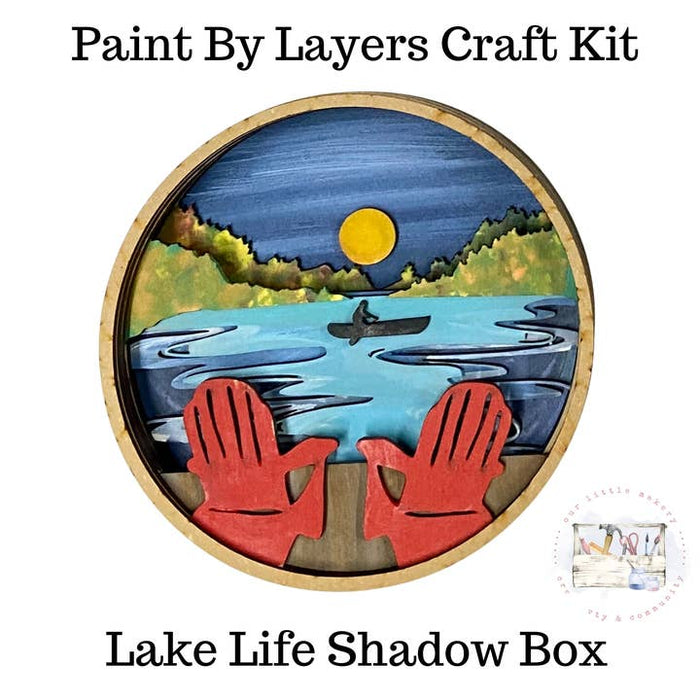 Our Little Makery - Lake Life Shadow Box Kit