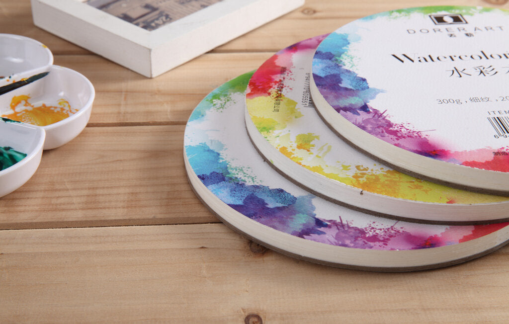 Doreart Circular Watercolor Pad 300gsm 20 Sheets 250mm