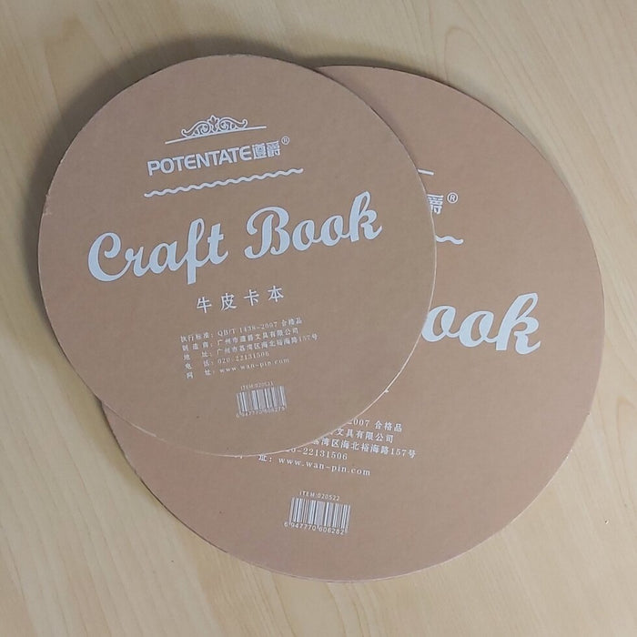 Potentate Circular Paper Pad 30sh 19cm - Black