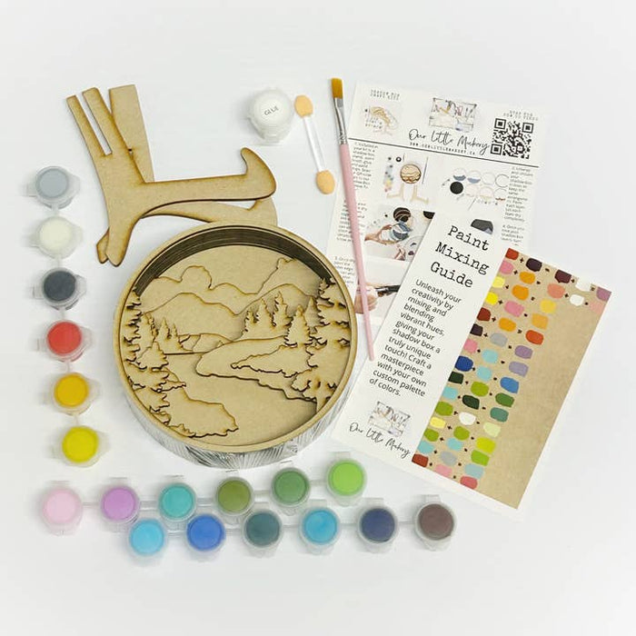 Our Little Makery - Forest River Shadow Box Kit