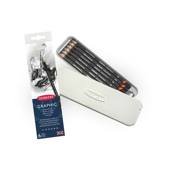 Derwent Graphite Graphic 6/Set