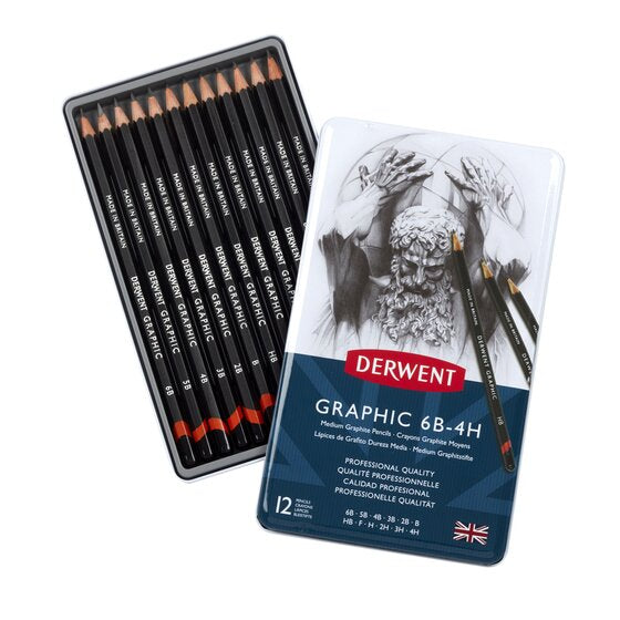 Derwent Graphic Design Graphite 12/Set