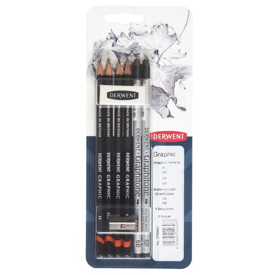 Derwent Graphic Pencil Mixed Media 8/Set