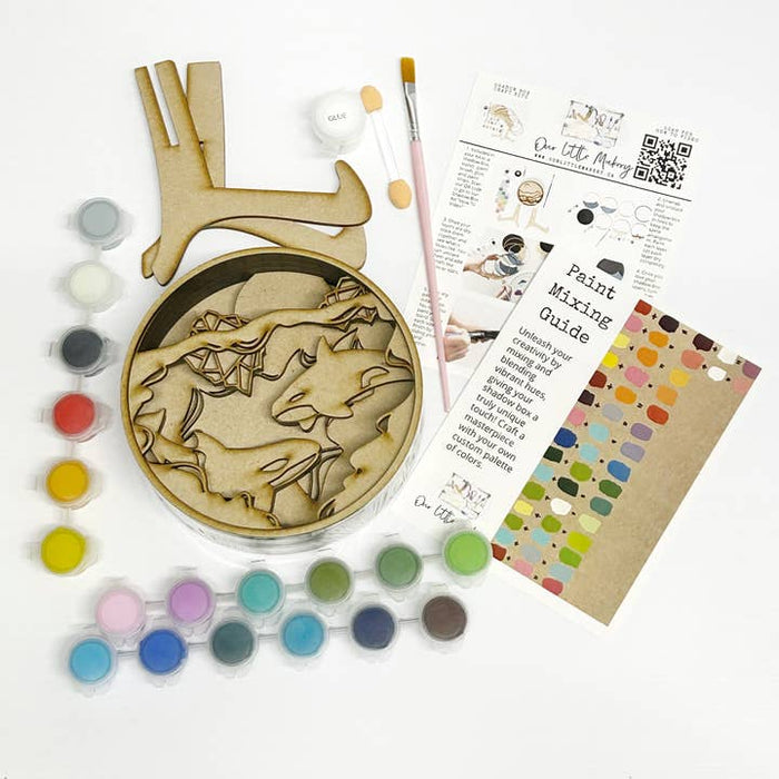 Our Little Makery - Orca Shadow Box Kit
