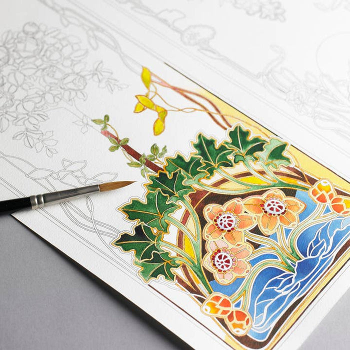 Pepin Press - Art Nouveau Artist's Colouring Book
