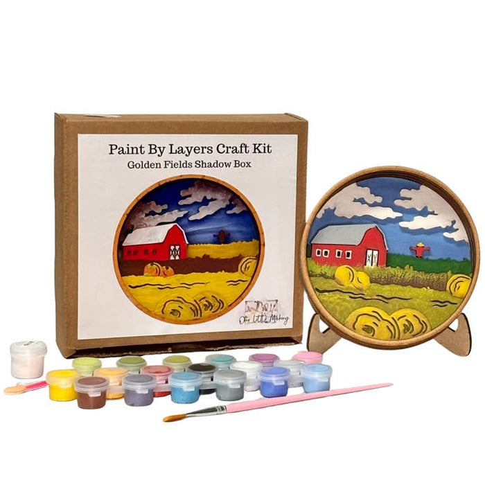 Our Little Makery - Golden Fields Shadow Box Kit