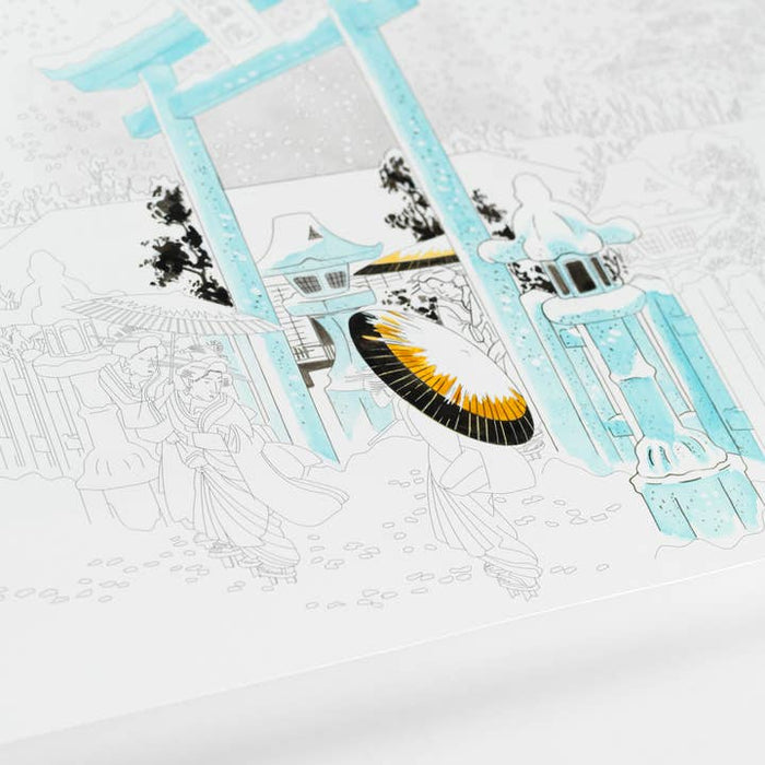 Pepin Press - Hiroshige Artist's Colouring Book