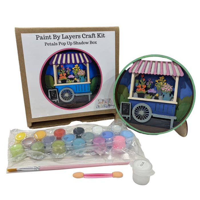 Our Little Makery -Petals Pop-Up Shadow Box Kit