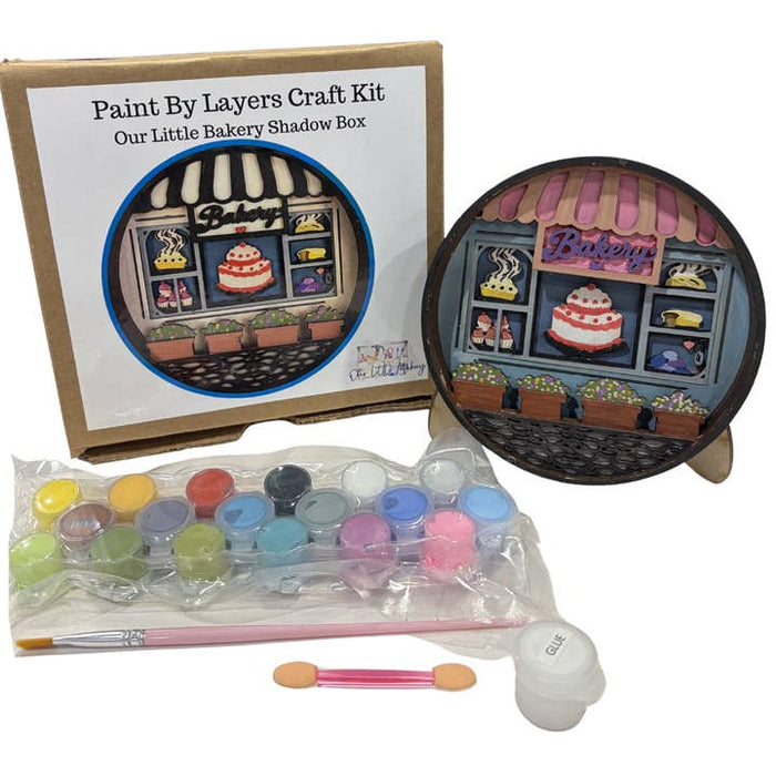 Our Little Makery - Our Little Bakery Shadow Box Kit