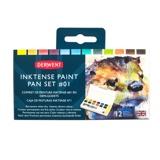 Derwent Inktense Paint Pan Set/12 #01