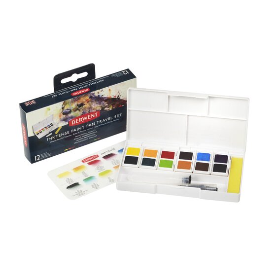 Derwent Inktense Paint Pan Set/12 #01