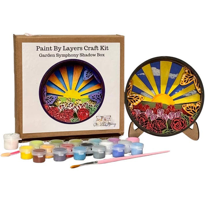 Our Little Makery - Garden Symphony Shadow Box Kit