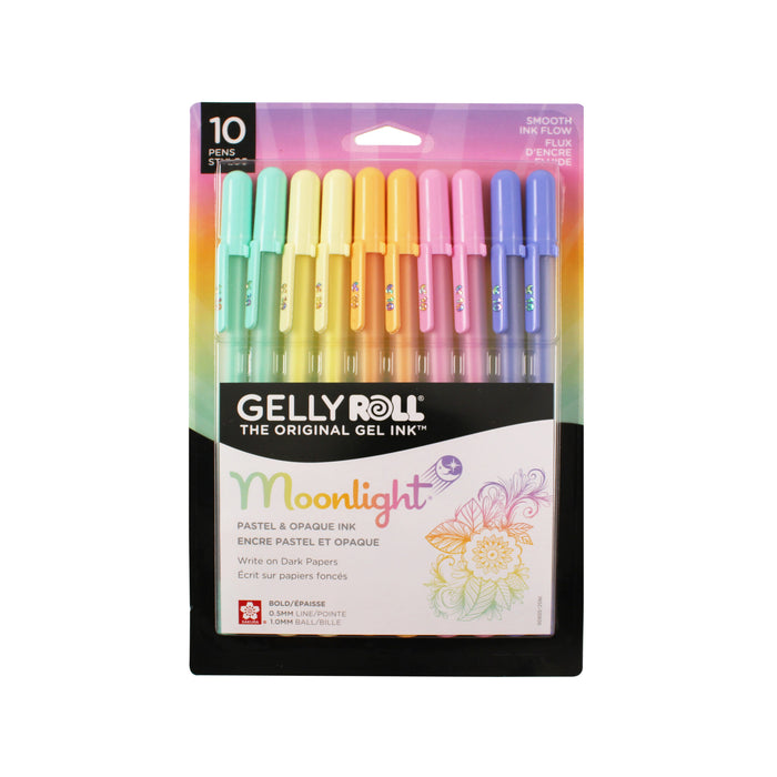 Sakura Gelly Roll Moonlight Pen 10/Set - Pastels Bold