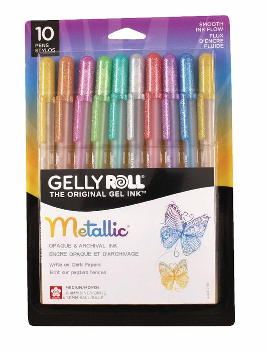 Sakura Gelly Roll Metallic 10/Set - Assorted
