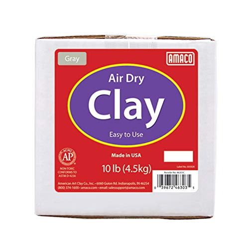 Amaco Air Dry Modeling Clay - Grey