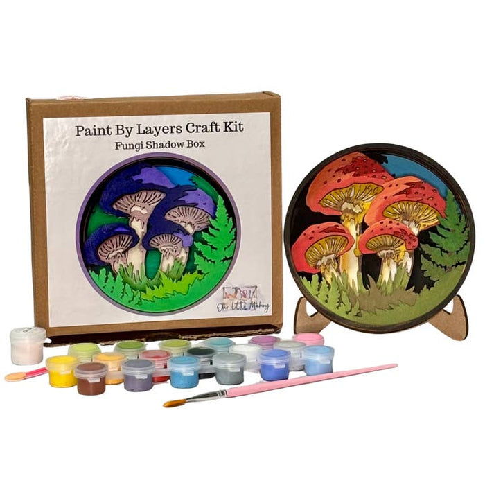 Our Little Makery - Fungi Shadow Box Kit