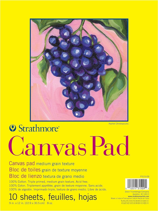 Strathmore Canvas Pad 300 Series 9x12