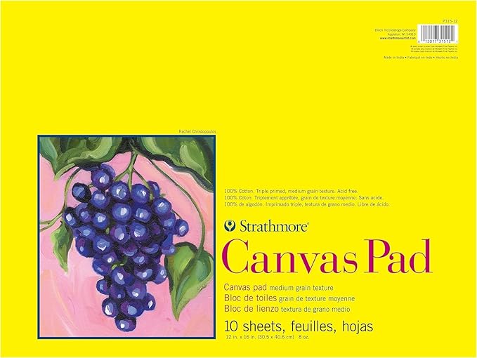 Strathmore Canvas Pad 300 Series 12x16
