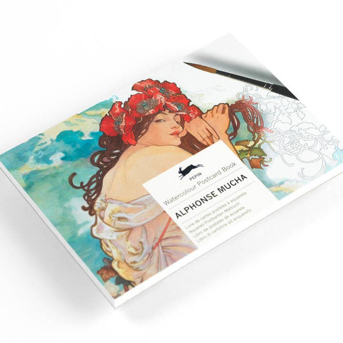 Pepin Press - Alphonse Mucha Watercolour Postcard Book