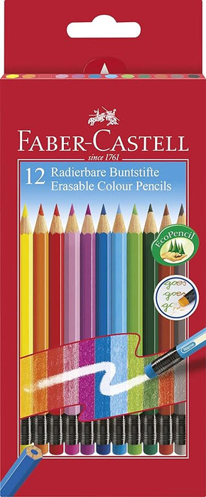 Faber-Castell Erasable Coloured Pencils Set/12