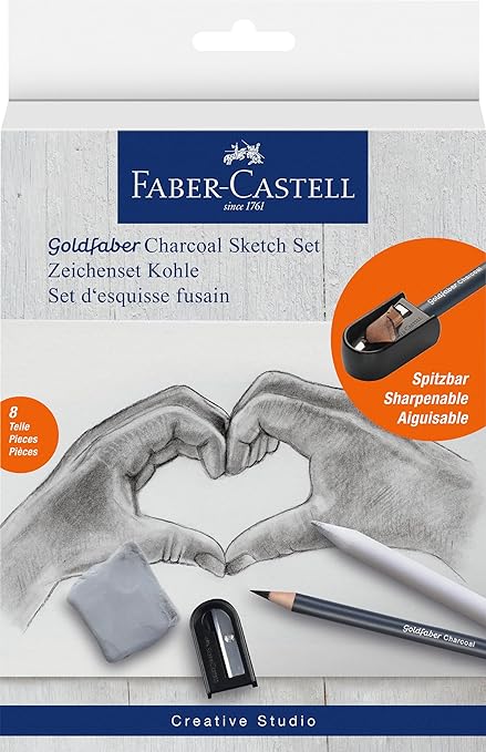 Faber-Castell Goldfaber Charcoal Sketch 8/Set