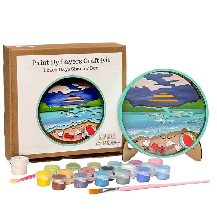 Our Little Makery - Beach Days Shadow Box Kit