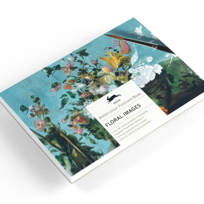Pepin Press - Floral Images Watercolour Postcard Book