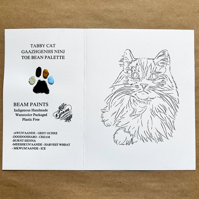 BEAM - Cat Printables and Palettes - Tabby Card