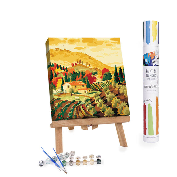 Winnie's Picks - Paint by Numbers - Tuscan Serenity