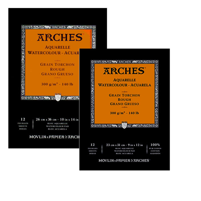 Arches Pad 140lb Rough 9x12 140lb