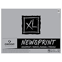 Canson XL Newsprint Paper Pads 18x24 50 Sheets
