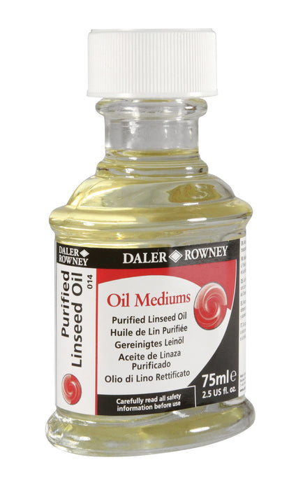 Daler Rowney Linseed Oil, Purified (75ml)