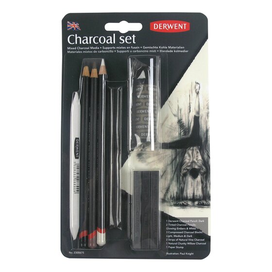Derwent Mixed Media Charcoal Blister Set