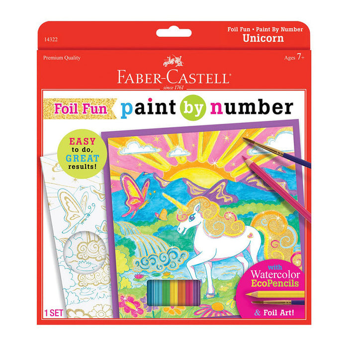 Faber-Castell Foil Fun by Number Unicorn Set