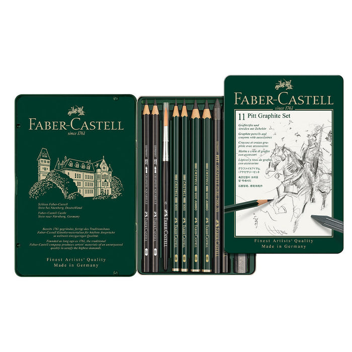 Faber-Castell PITT Graphite Tin Set/11