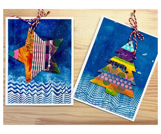 Gelli Arts Christmas Card Kit