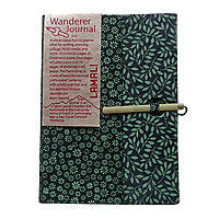 Lamali Wanderer Hard-Cover Handmade Journal Blue/Aqua