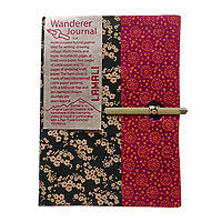 Lamali Wanderer Hard-Cover Handmade Journal Red/Ebony